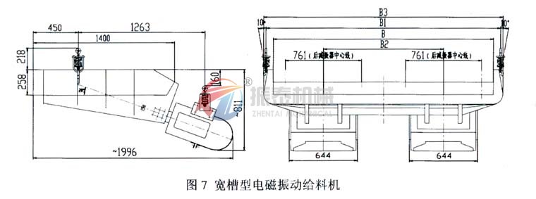 電磁振動給料機(jī)外形尺寸